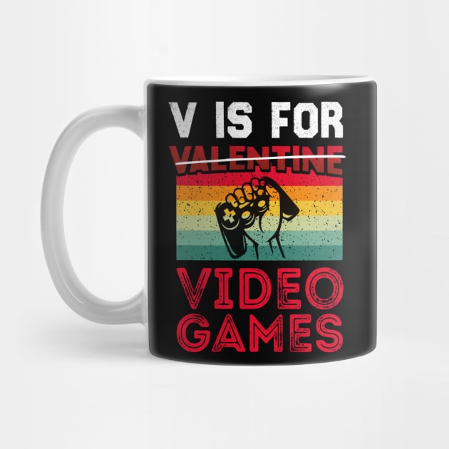 V is for video games, not valentines, vintage gaming shirt by Chichid_Clothes